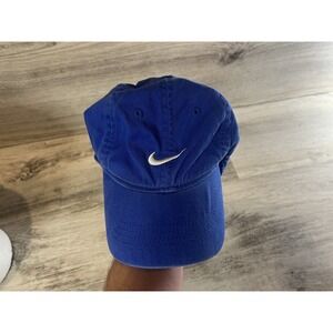 Nike Hat Boys Infant Royal Blue Strap Back Cap Adjustable Hook Loop‎